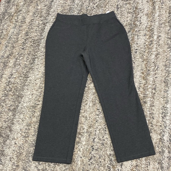 Susan Graver Ponte knit straight leg pull on pants size MP lot/5 A297711 - Picture 4 of 14